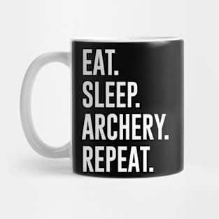 Eat Sleep Archery Repeat Mug